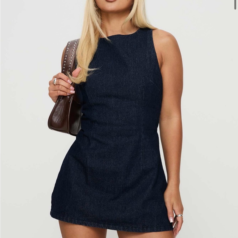 Princess Polly Indigo A-Line Skirt